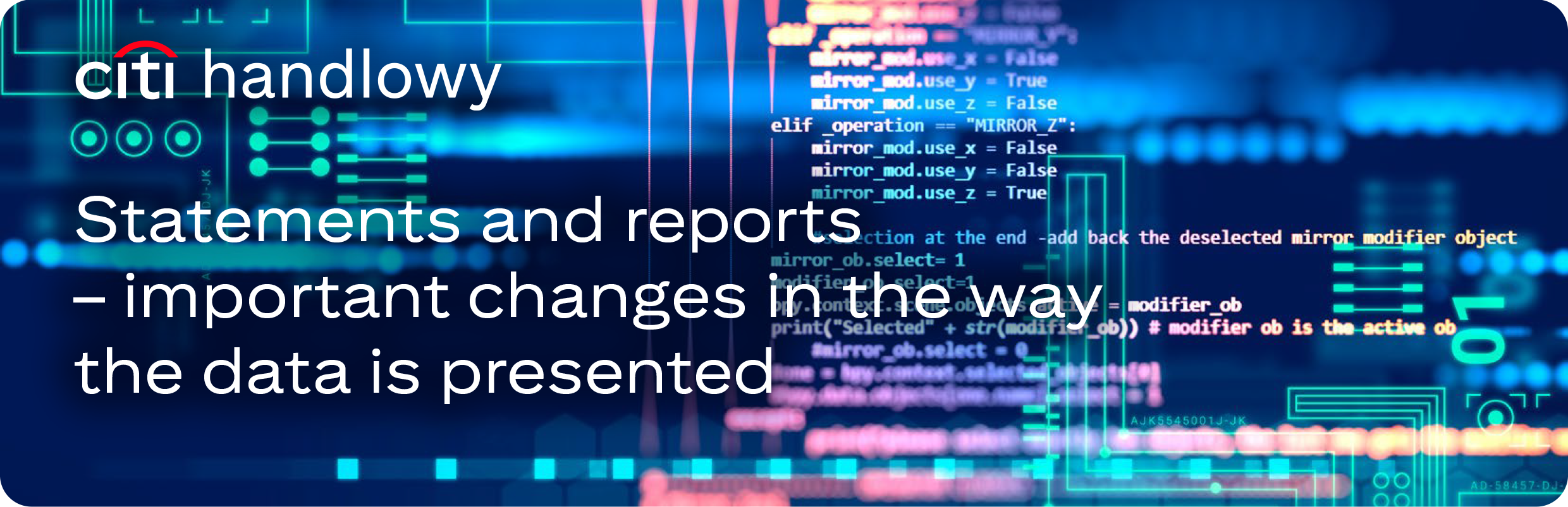 Statements and reports